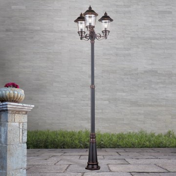 Vanjska lampa KENZO 3xE27/100W/230V IP44 bronca/patina