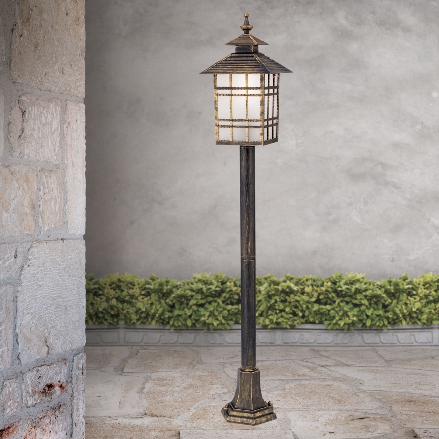 Vanjska lampa KIKO 1xE27/11W/230V IP44 bronca/patina