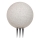 Vanjska lampa KULA 1xE27/60W/230V Ø 40 cm IP44 siva