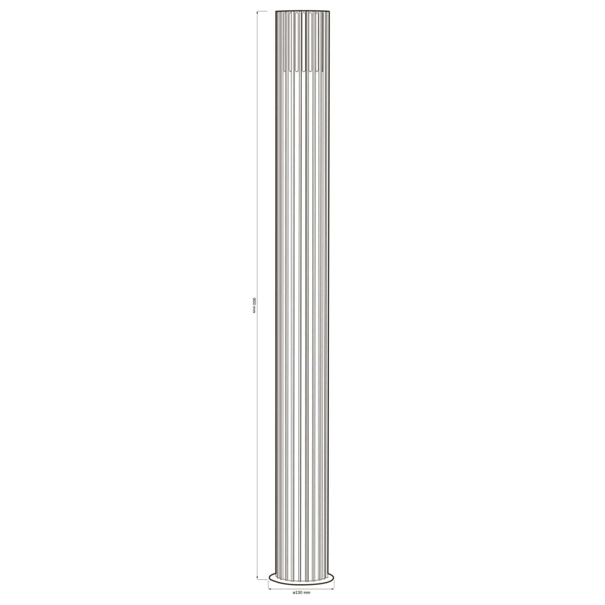 Vanjska lampa KUUSAMO 1xE27/20W/230V 74 cm IP54 antracit