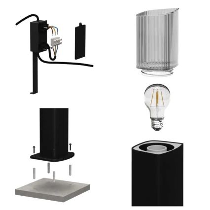 Vanjska lampa LANA 1xE27/25W/230V IP54 45 cm