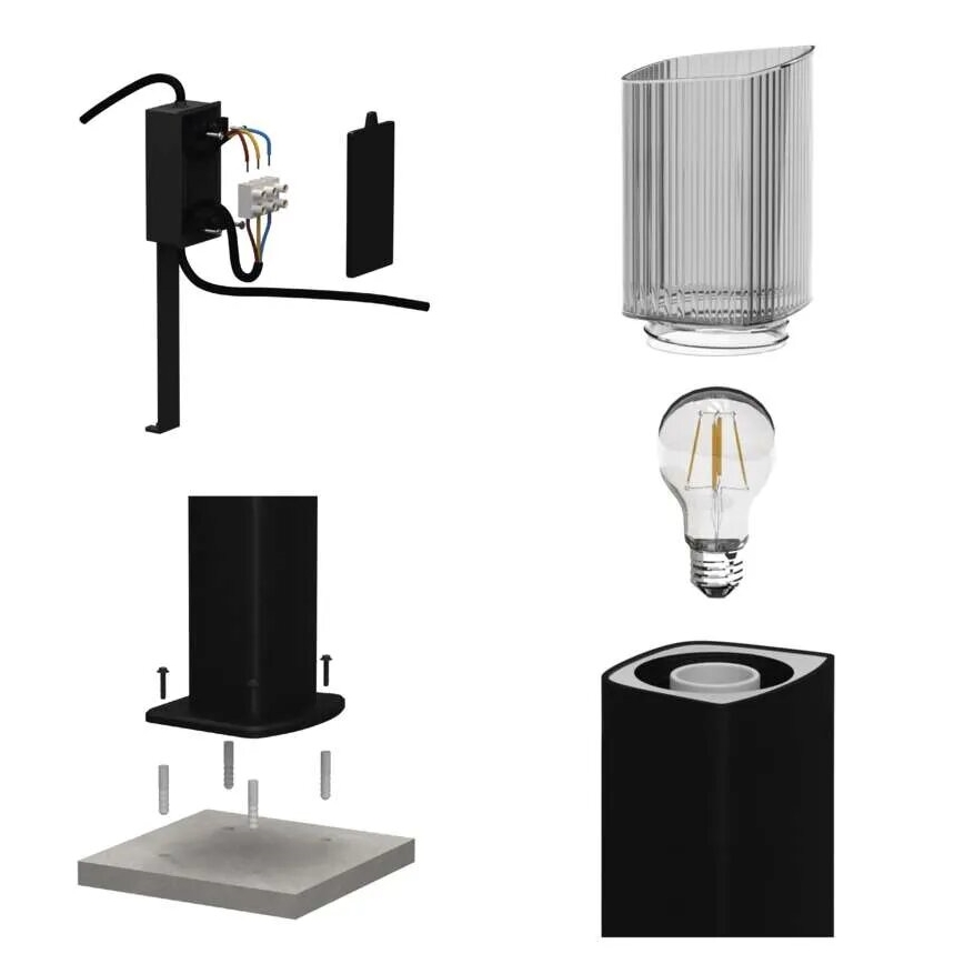 Vanjska lampa LANA 1xE27/25W/230V IP54 45 cm