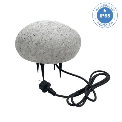 Vanjska lampa LUMISTONE 1xE27/15W/230V IP65, promjer 26,5 cm