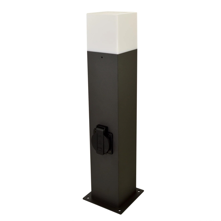 Vanjsko svjetlo s utičnicom NEW YORK 1xE27/12W/230V IP44 44 cm antracit