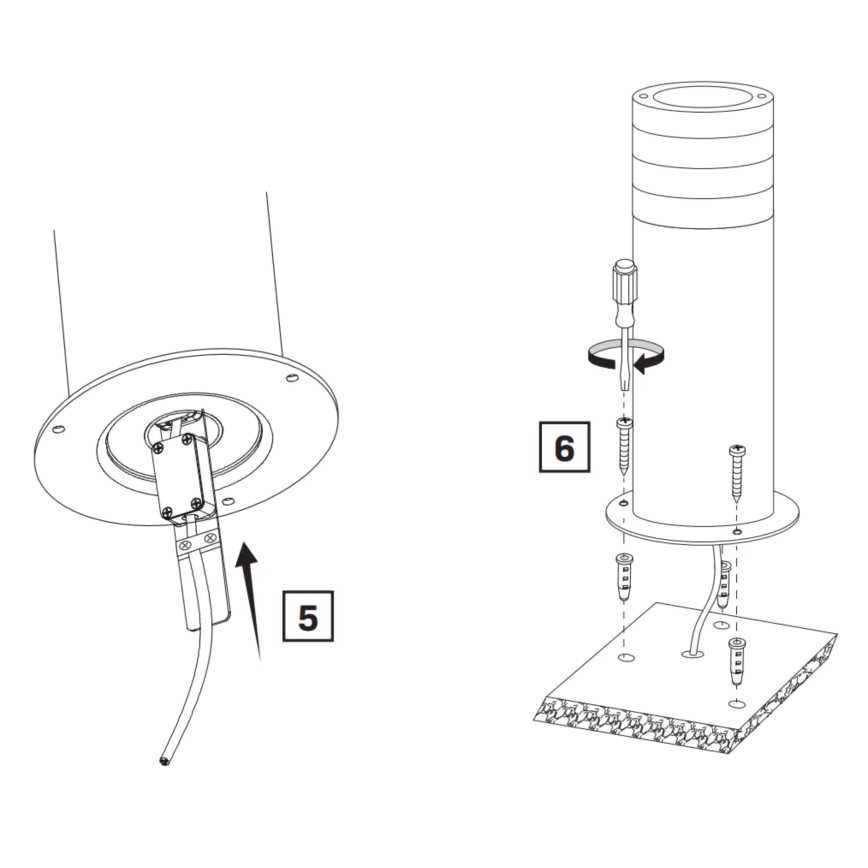 Vanjska lampa RINO 1xE27/12W/230V IP54 44 cm crna