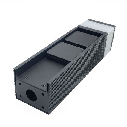Vanjska lampa s 2 utičnicama VESPER 1xG9/5W/230V IP44 30 cm crna