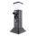 Vanjska lampa s 2 utičnice 1xE14/15W/230V IP44 crna