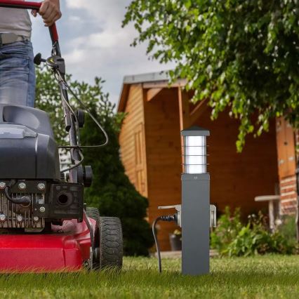Vanjska lampa s utičnicama SCHUKO 1xE27/13W/230V IP44