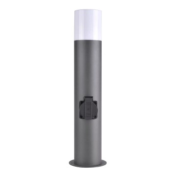 Vanjska lampa s utičnicom DALLAS 1xE27/12W/230V IP44 antracit