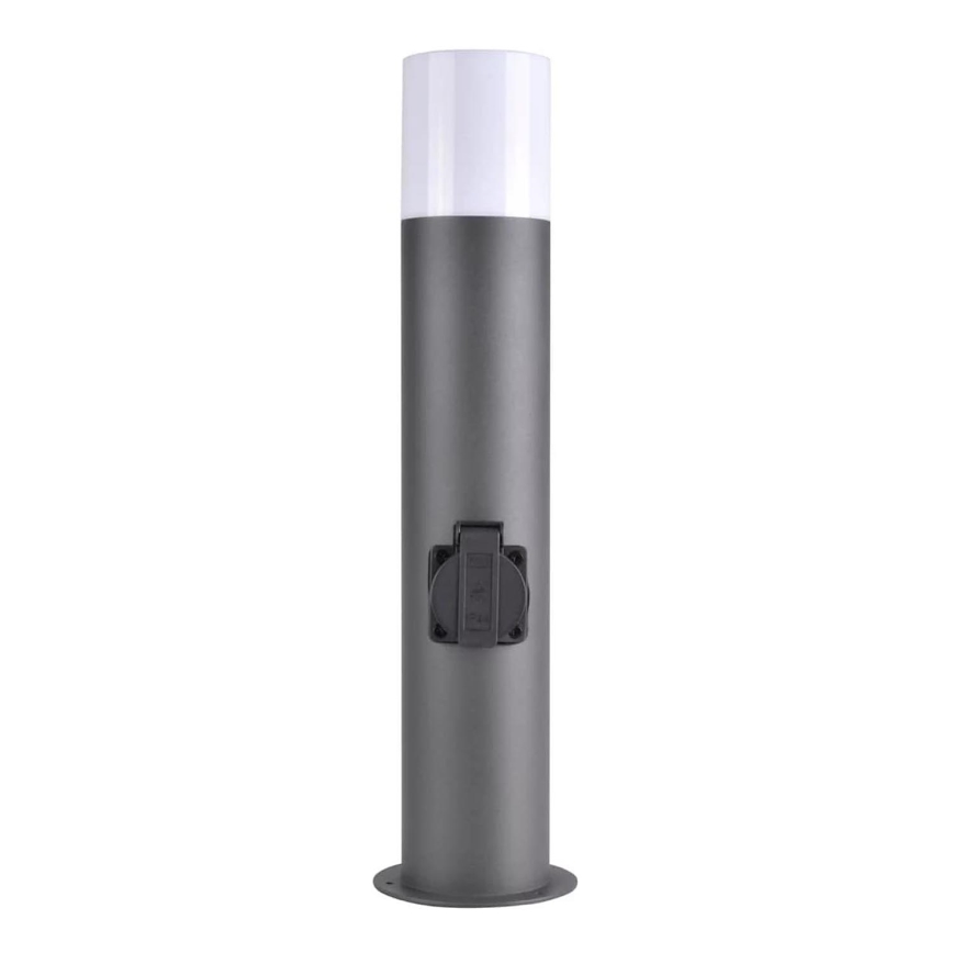 Vanjska lampa s utičnicom DALLAS 1xE27/12W/230V IP44 antracit