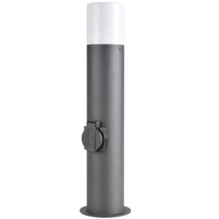 Vanjska lampa s utičnicom DALLAS 1xE27/12W/230V IP44 antracit