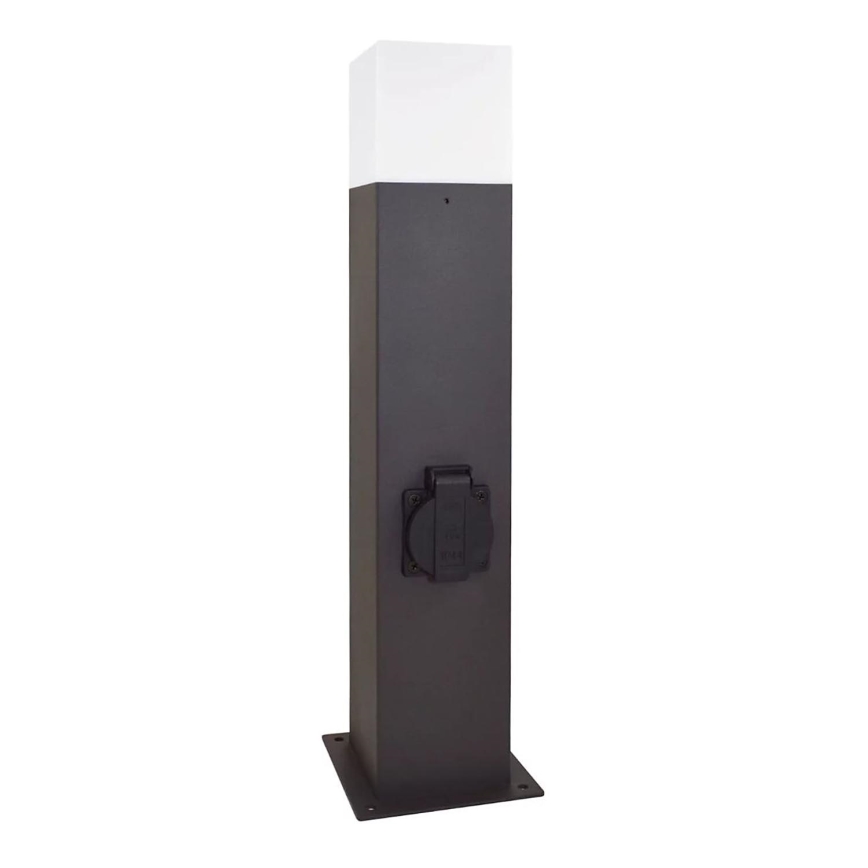Vanjska lampa s utičnicom NEW YORK 1xE27/12W/230V IP44 44 cm antracit