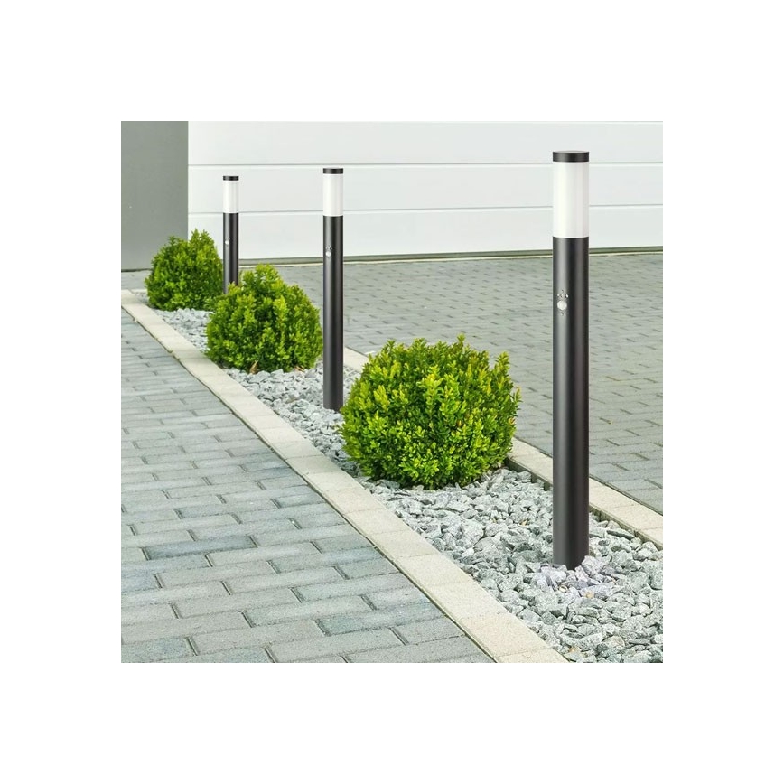 Vanjska lampa sa senzorom 1xE27/60W/230V IP44 80cm crna