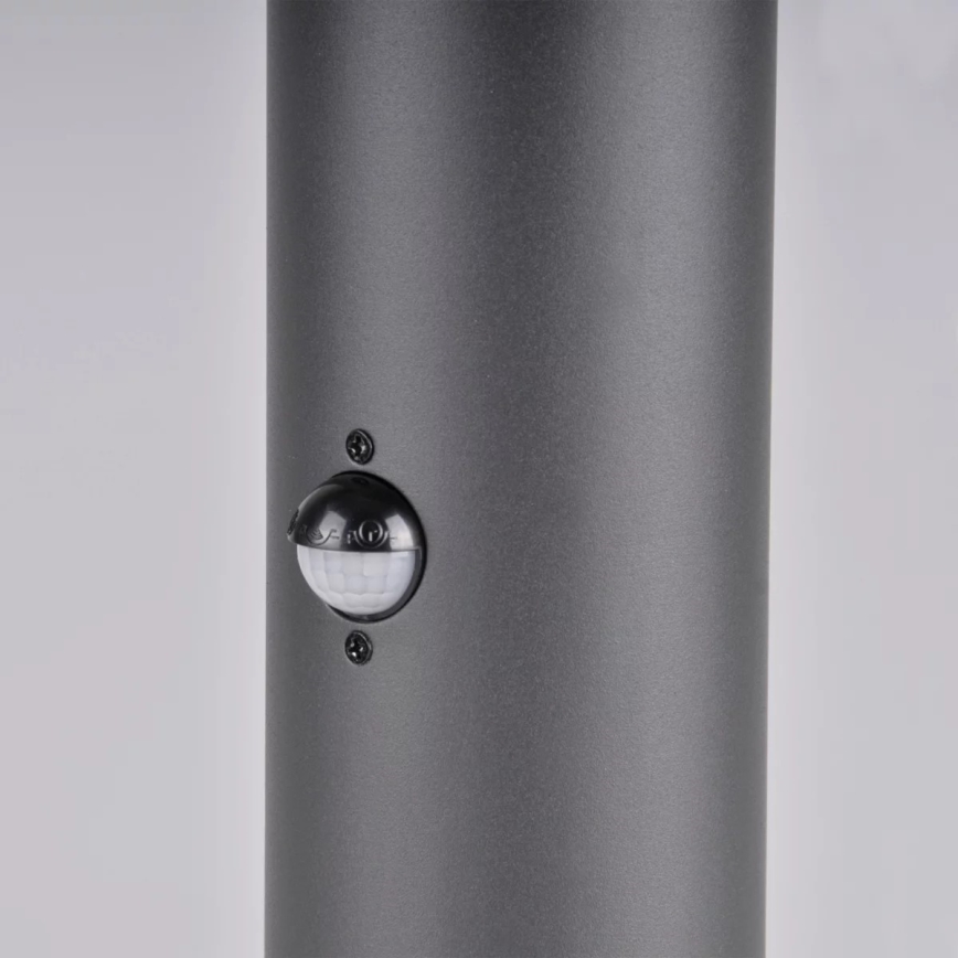 Vanjska lampa sa senzorom DALLAS 1xE27/12W/230V IP44 antracit