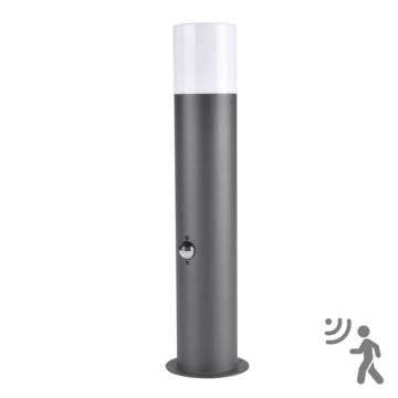 Vanjska lampa sa senzorom DALLAS 1xE27/12W/230V IP44 grafit