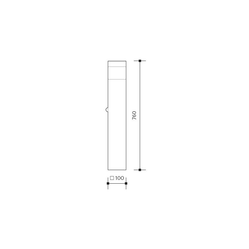 Vanjska lampa sa senzorom GARD 1xE14/60W/230V IP44