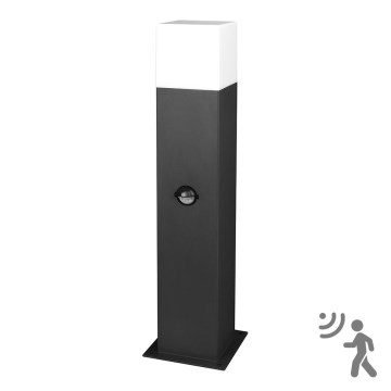 Vanjska lampa sa senzorom NEW YORK 1xE27/12W/230V IP44 44 cm grafit