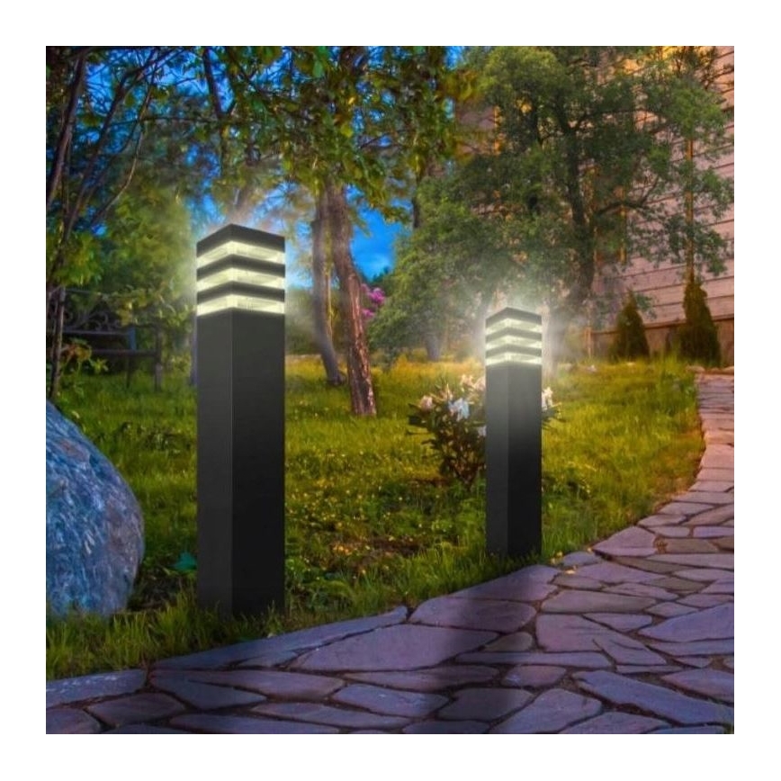 Vanjska lampa sa senzorom TEKSAS 1xE27/12W/230V IP44 44 cm antracit