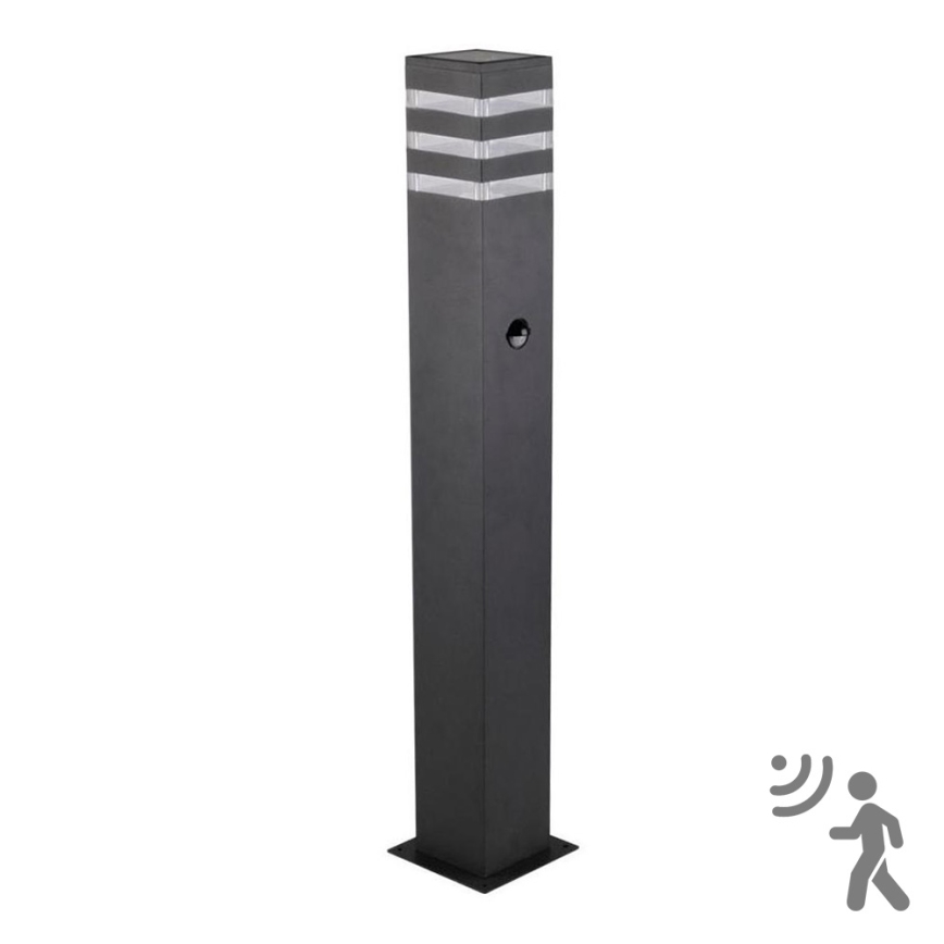 Vanjska lampa sa senzorom TEKSAS 1xE27/12W/230V IP44 74 cm antracit