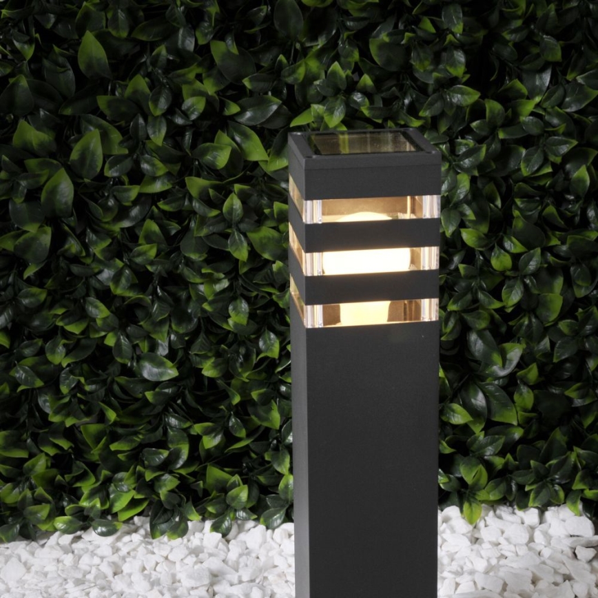 Vanjska lampa sa senzorom TEKSAS 1xE27/12W/230V IP44 74 cm grafit
