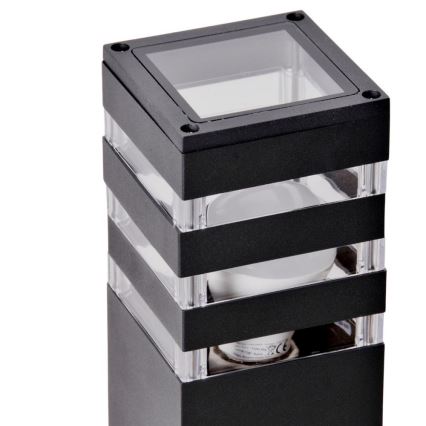 Vanjska lampa sa senzorom TEKSAS 1xE27/12W/230V IP44 74 cm grafit