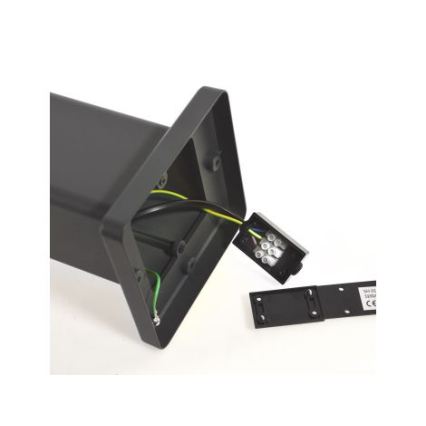 Vanjska lampa SANTA 1xE27/60W/230V 50 cm IP54 crna