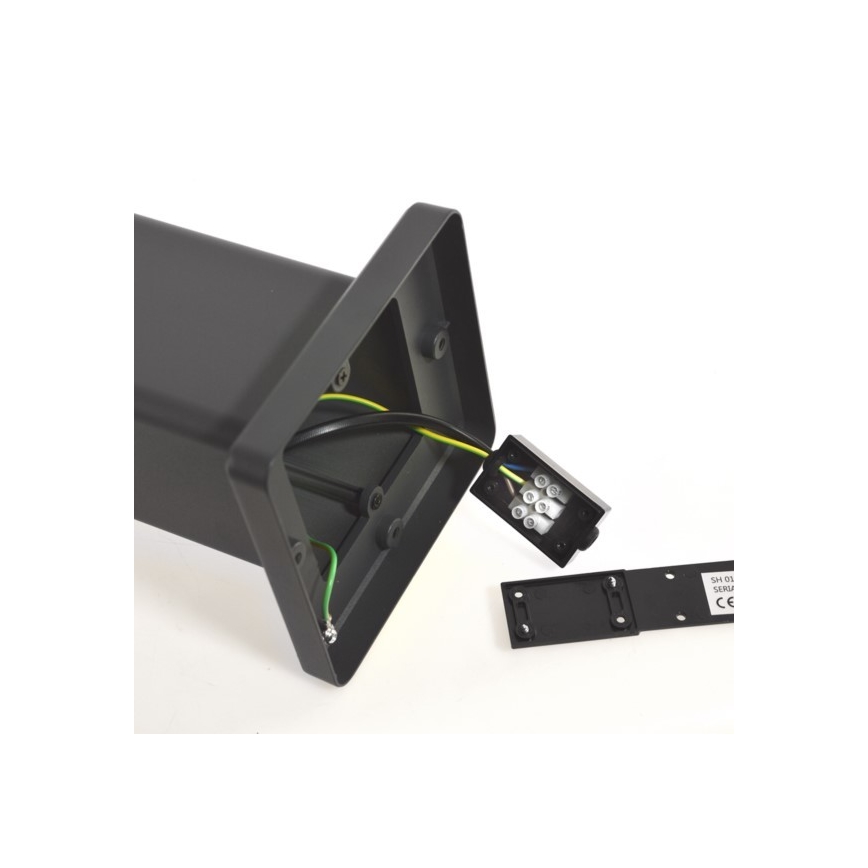Vanjska lampa SANTA 1xE27/60W/230V IP54 79,5 cm crna