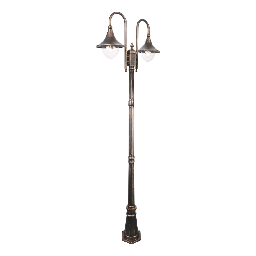 Vanjska lampa TALEZ 2xE27/15W/230V IP44 bronca patina