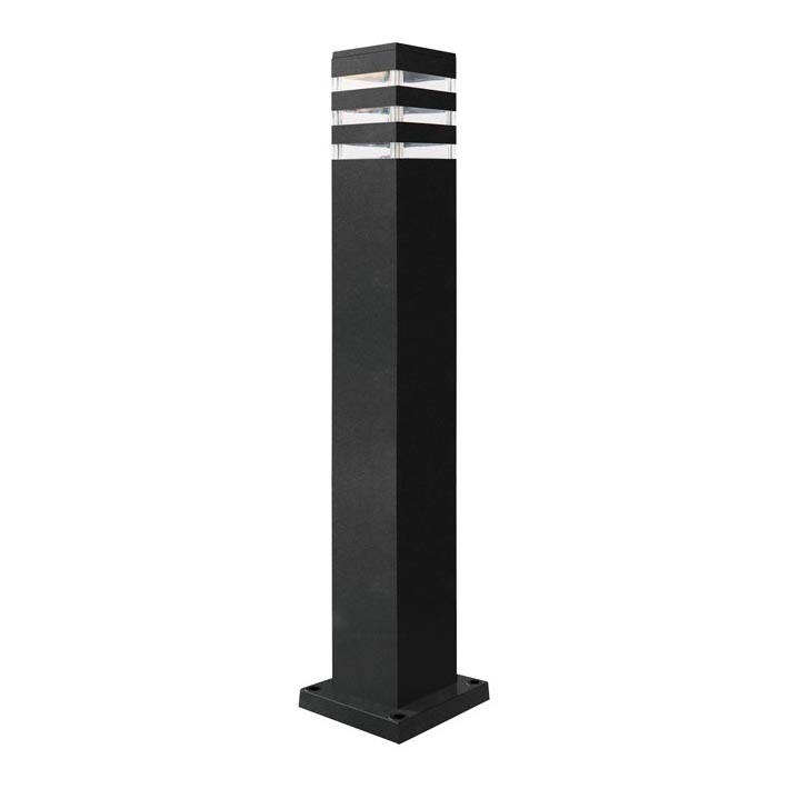 Vanjska lampa TEKSAS 1xE27/12W/230V IP44 74 cm antracit