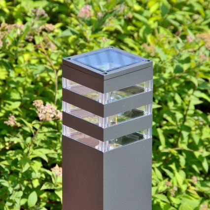 Vanjska lampa TEKSAS 1xE27/12W/230V IP44 74 cm grafit