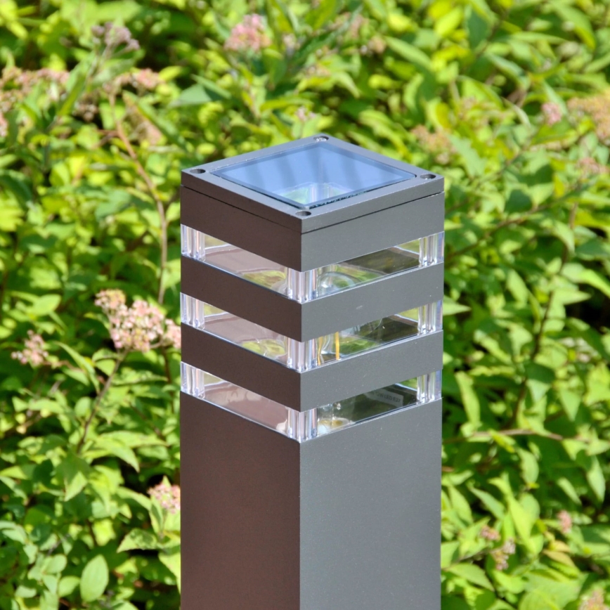 Vanjska lampa TEKSAS 1xE27/12W/230V IP44 74 cm grafit