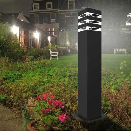 Vanjska lampa TEKSAS 1xE27/12W/230V IP44 74 cm grafit