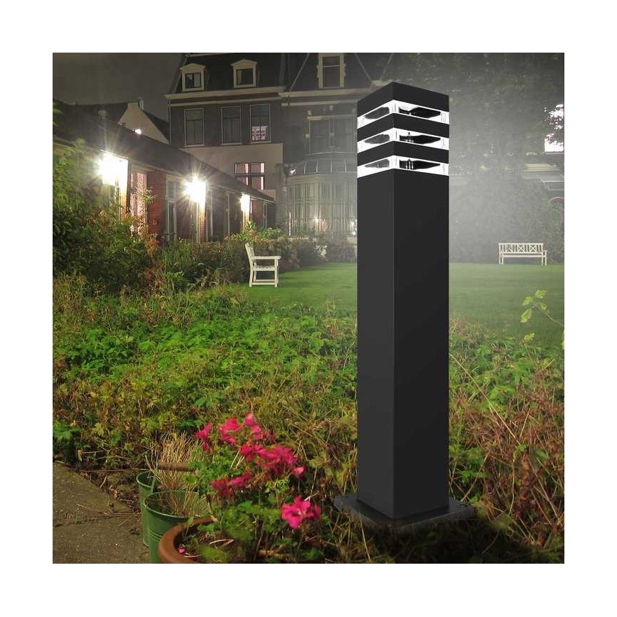 Vanjska lampa TEKSAS 1xE27/12W/230V IP44 74 cm grafit