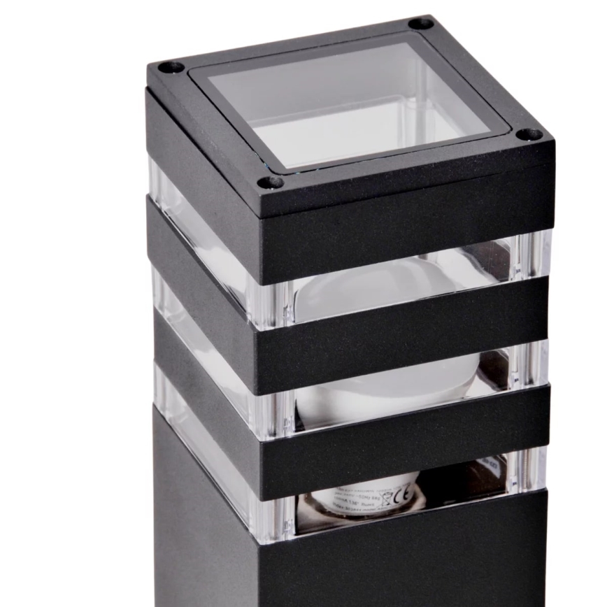 Vanjska lampa TEKSAS 1xE27/12W/230V IP44 74 cm grafit