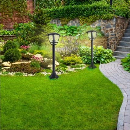 Vanjska lampa TEVIO 1xE27/60W/230V IP54 97 cm crna