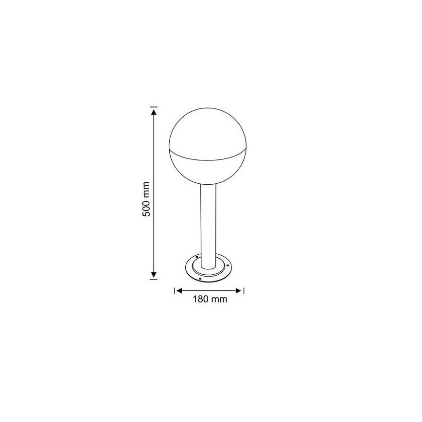 Vanjska lampa ULSA 1xE27/12W/230V IP44 50 cm