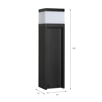Vanjska lampa VESPER 1xG9/5W/230V IP44 30 cm crna