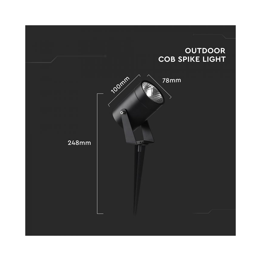 Vanjska LED svjetiljka 10W/230V 3000K IP65