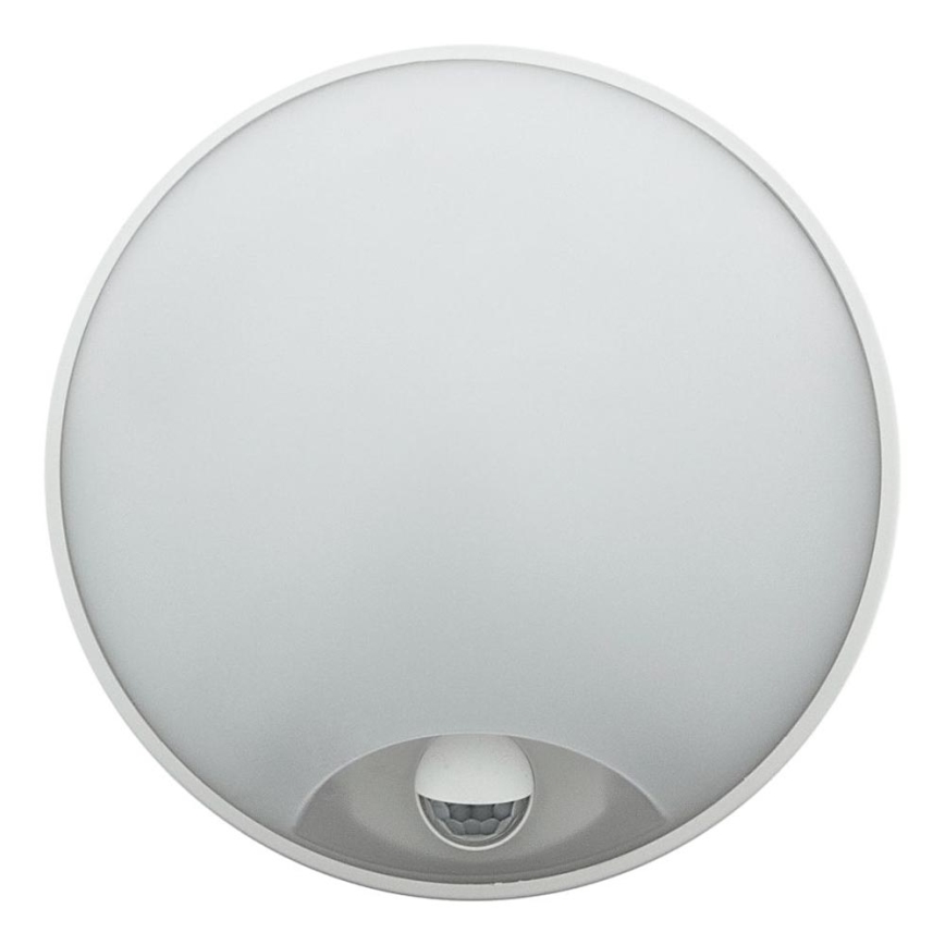 Vanjska prigušiva LED zidna svjetiljka s detektorom pokreta LED/15/18/20W/230V 3000K/4000K/6500K IP65 crna/bijela