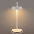 Vanjska punjiva LED stolna lampa na dodir s prigušivanjem SHINE LED/1,5W/3,7V 3000 mAh IP44 bijela