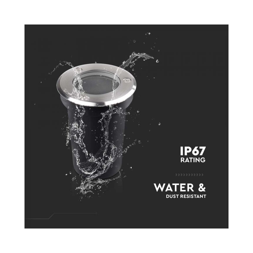 Vanjska rasvjeta za kućni prilaz 1xGU10/35W/230V IP67