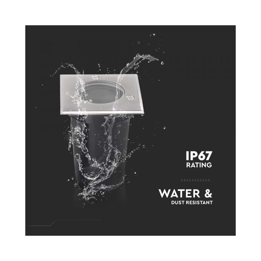 Vanjska rasvjeta za kućni prilaz 1xGU10/35W/230V IP67