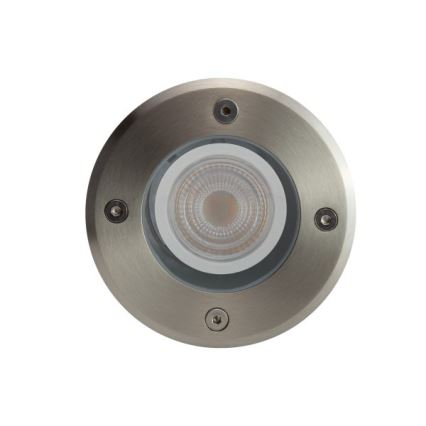 Vanjska rasvjeta za kućni prilaz LUKKA CONNECT 1xGU10/4W/230V IP67 mat krom okrugli