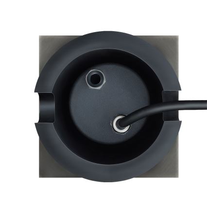 Vanjska rasvjeta za kućni prilaz LUKKA CONNECT 1xGU10/4W/230V IP67 mat krom uglast