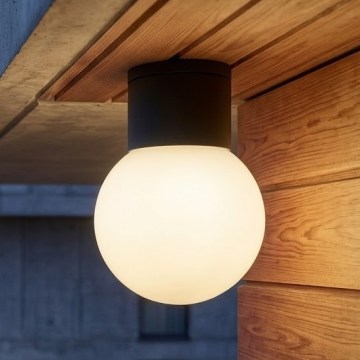 Vanjska reflektorska svjetiljka STONO 1xE27/15W/230V IP65 antracitna