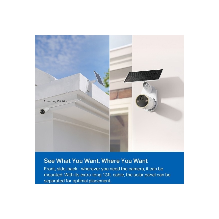 Vanjska solarna kamera IP66 Wi-Fi