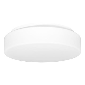 Vanjska stropna svjetiljka sa senzorom HECTOR 1xE27/60W/230V pr. 30 cm IP44 opal bijela