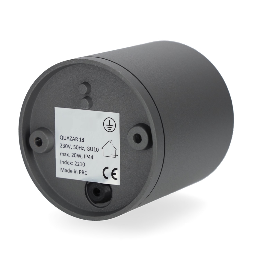 Vanjska stropna svjetlijka QUAZAR 1xGU10/20W/230V IP44