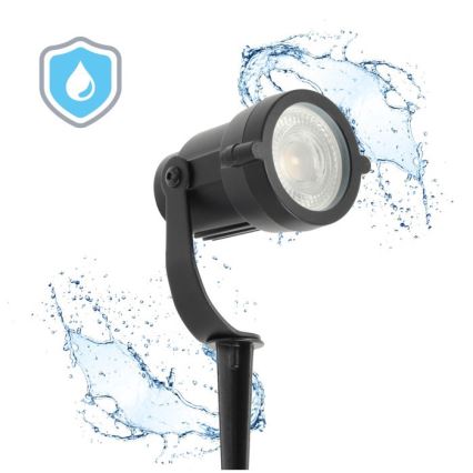 Vanjska svjetiljka BLAKE UNO 1xGU10/35W/230V IP65 crna