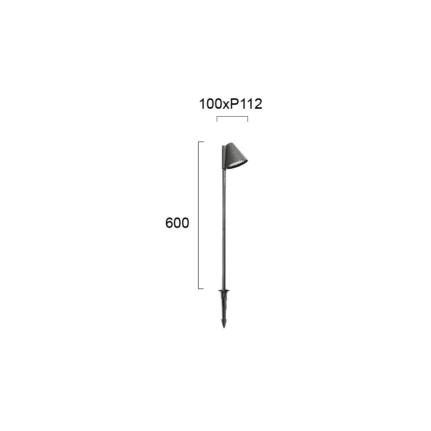 Vanjska svjetiljka GILBERT 1xGU10/20W/230V IP65 antracitna